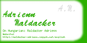 adrienn maldacker business card